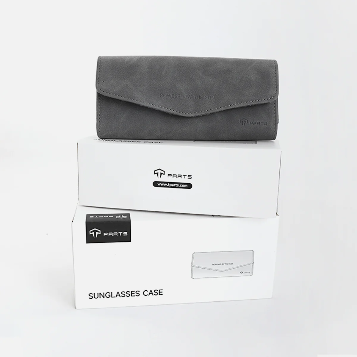 TPARTS Suede Magnetic Closure Visor Sunglasses Case - Image 4