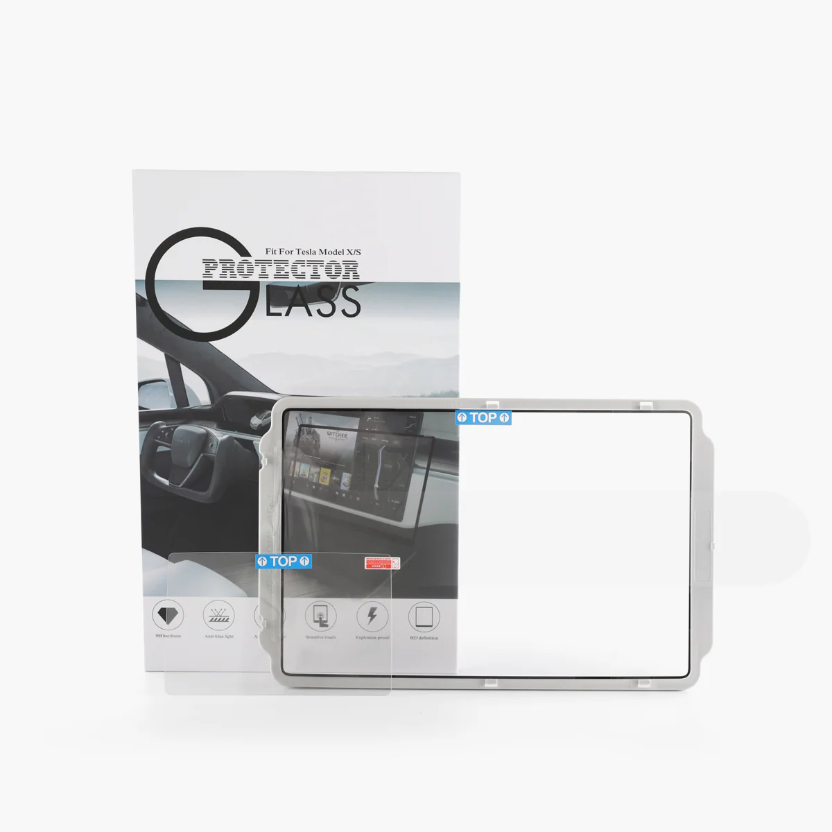 Tempered Glass Screen Protector for Model 3 Premium 2024-2026/Model Y Premium 2025-2026 - Image 3