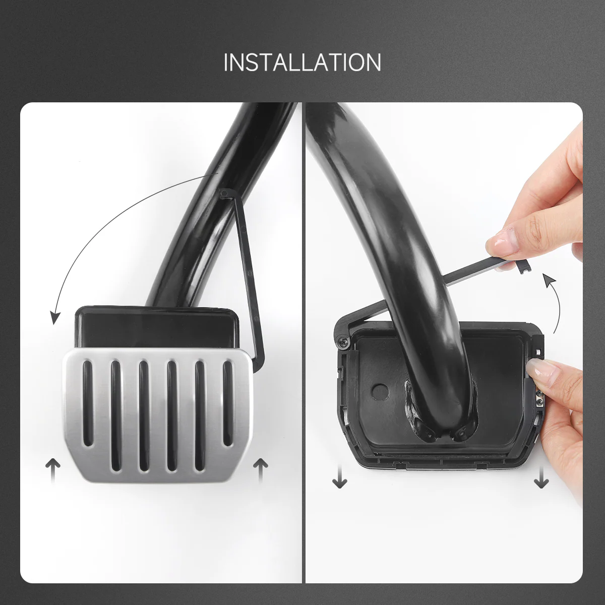 Self-flip Lock Aluminum Performance Foot Pedal Set for Tesla Model 3/Y - Image 9