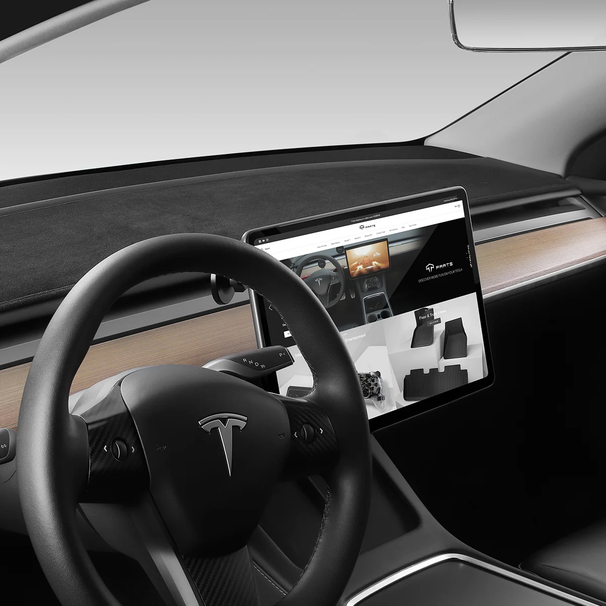 Anti-Glare Dashboard Cover for Model 3/Y - Image 10