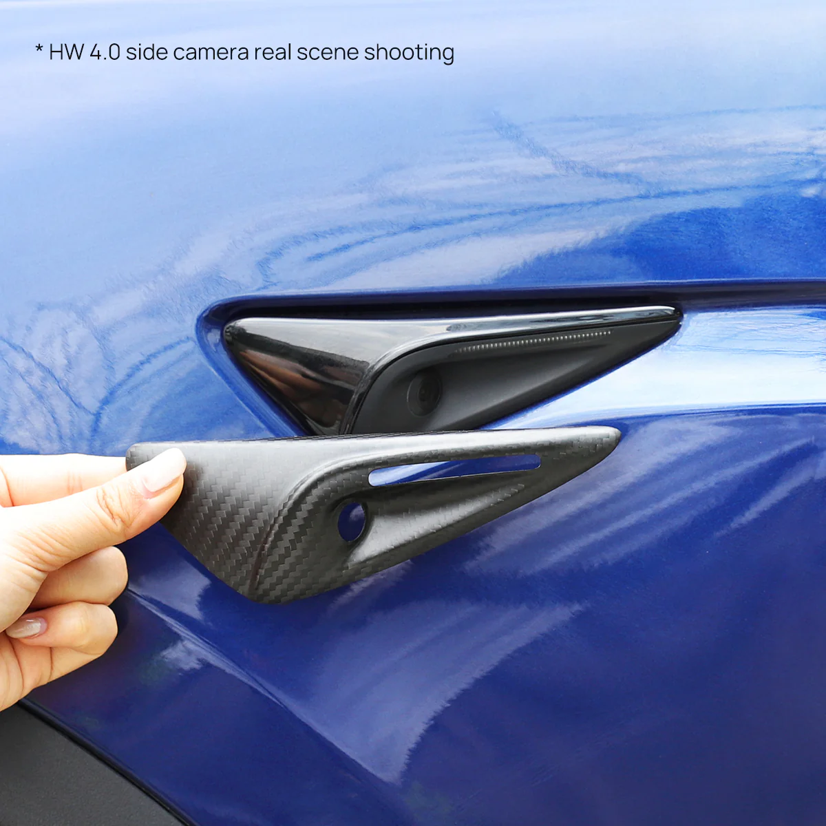 TPARTS Real Carbon Fiber Side Camera Cover for Tesla - Image 13
