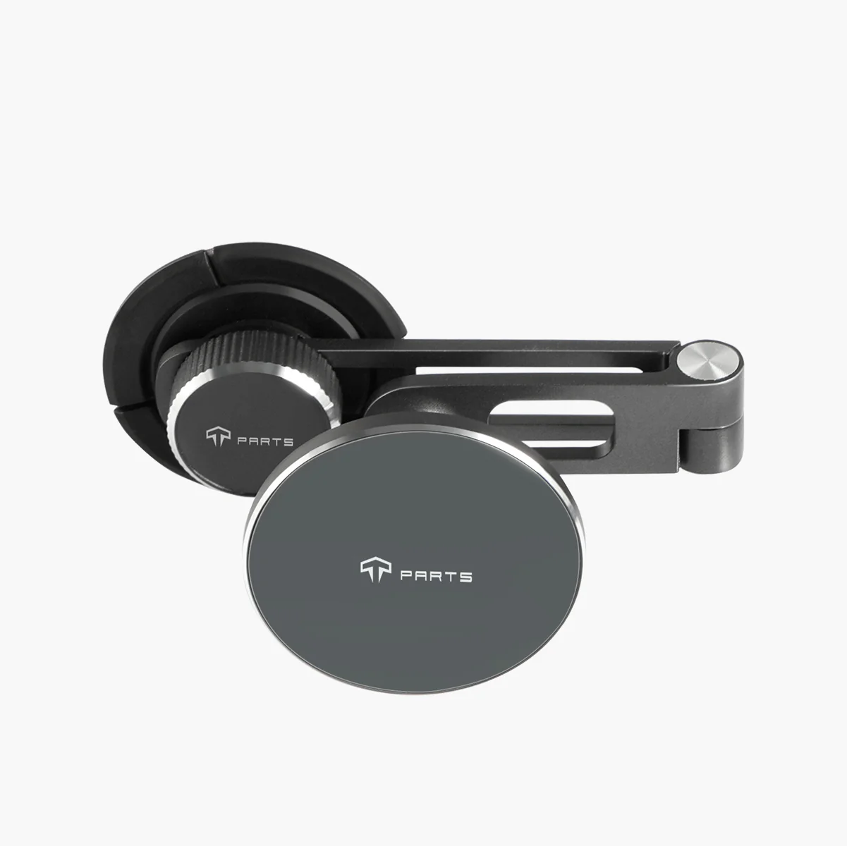 Foldable Magnetic Wireless Charging (Qi & MagSafe) Cell Phone Holder for Tesla - Image 3