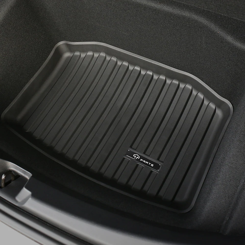 All-Weather Cargo Liners Set with Seats Back Protector Mats for Tesla Model 3 - Image 3