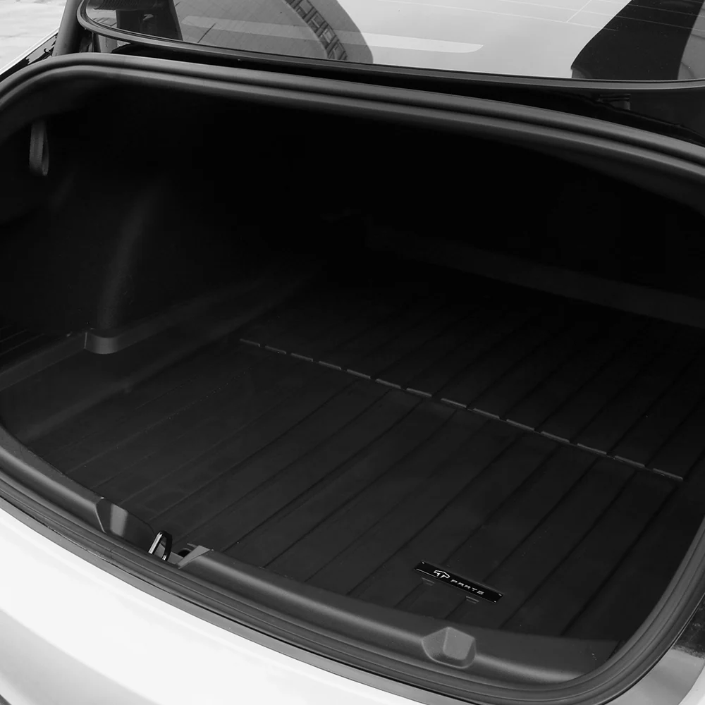 All-Weather Cargo Liners Set with Seats Back Protector Mats for Tesla Model 3 - Image 7