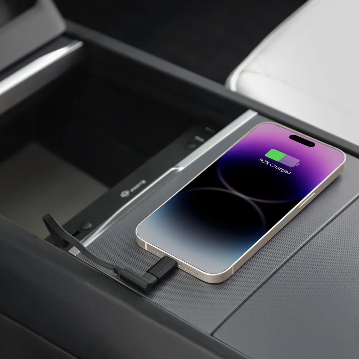 Muti-Ports Hidden Center Console USB Charging Hub for Tesla Model 3 Premium 2024-2026/Model Y Premium 2025-2026 - Image 10