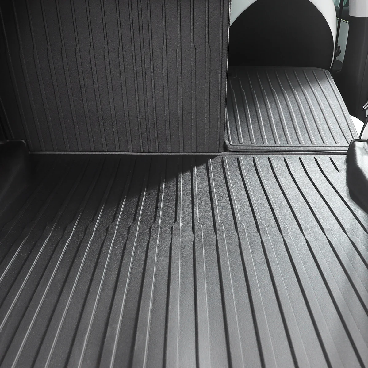 All-Weather Cargo Liners Set with Seats Back Protector Mats for Model 3 Premium 2024-2026 - Image 8