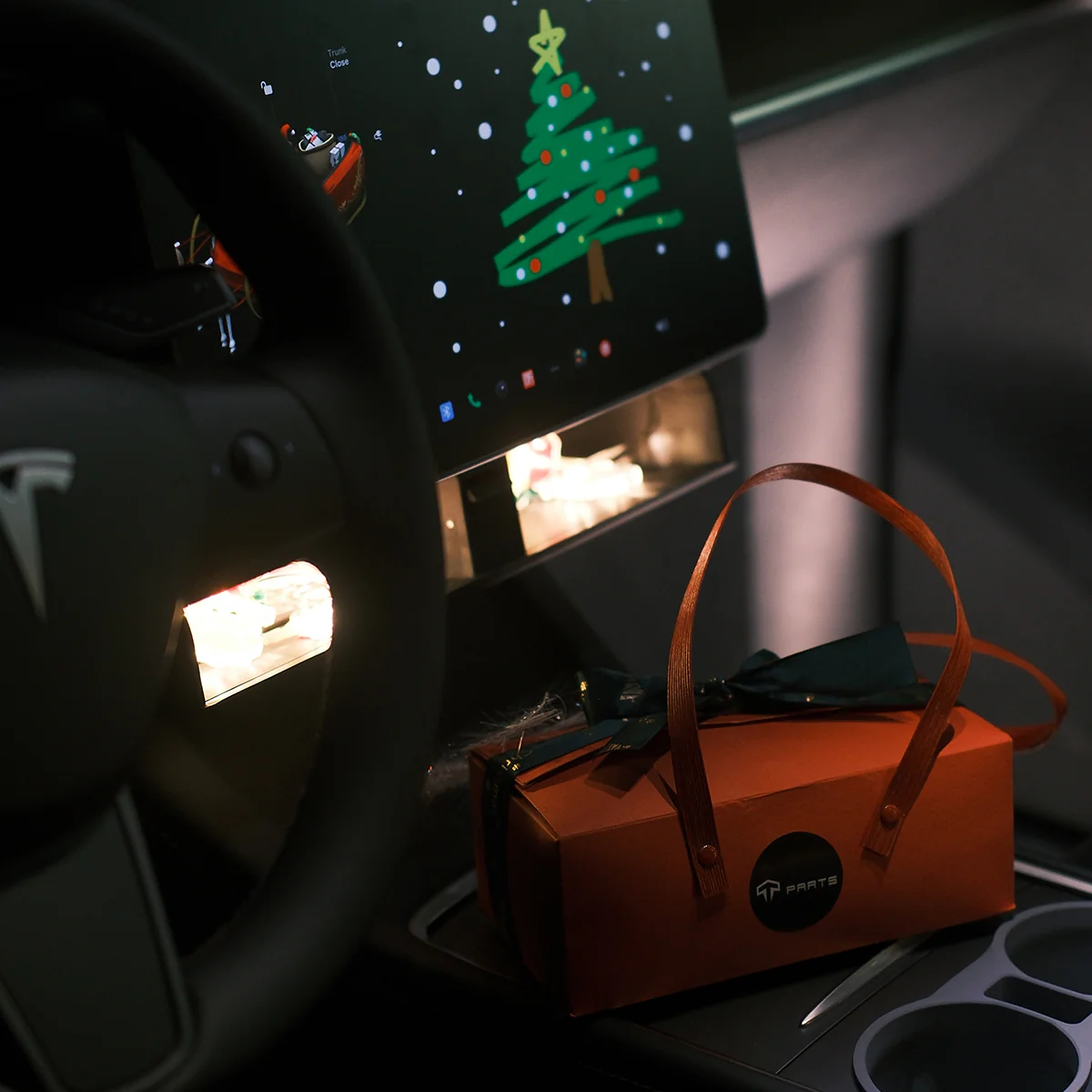 Hidden Magnetic Under Screen Storage Box for Tesla Model 3/Y - Image 5