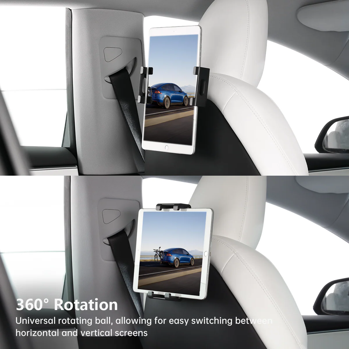 Backseat Headrest Tablet Mount For Tesla Model 3/Y/S/X - Image 7