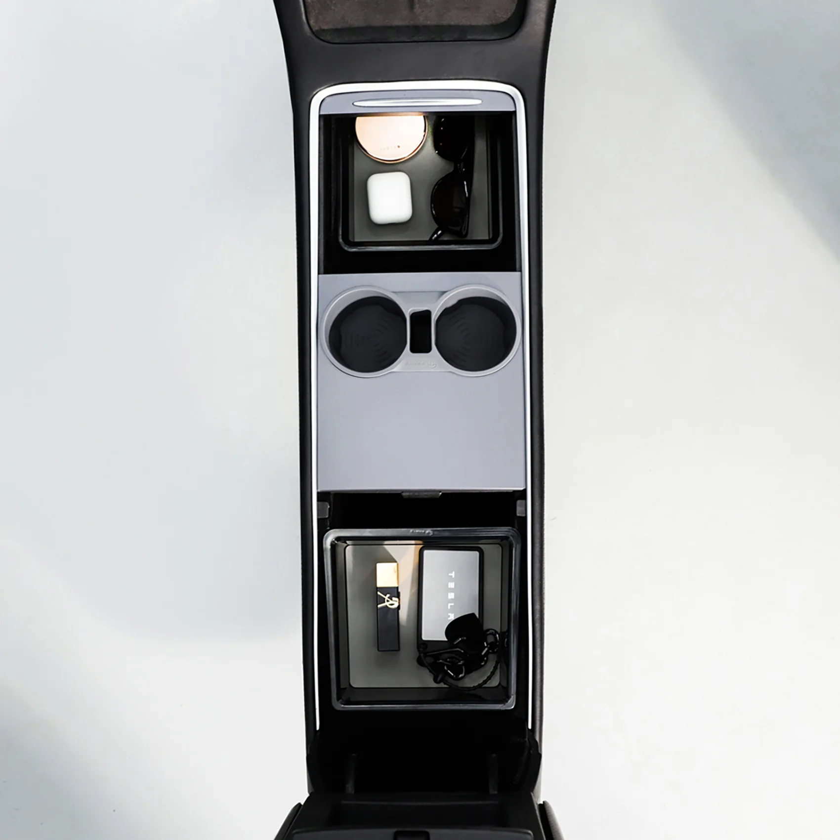 Armrest Clear Storage Box/Gen 2.0 Console Clear Storage Drawer for Model 3/Y - Image 9