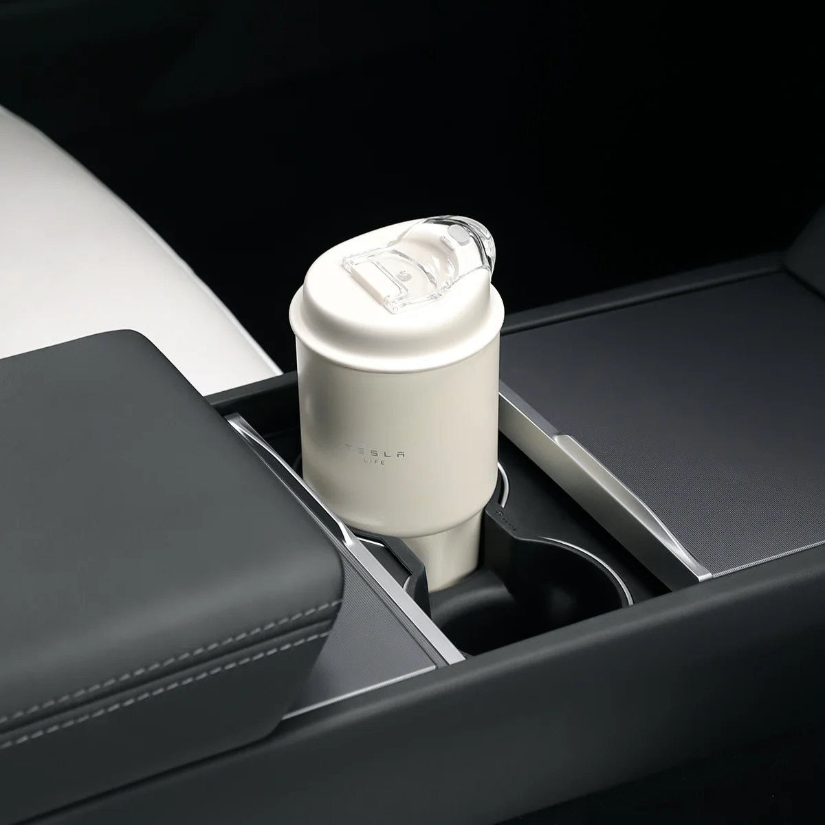 Silicone Console Cup Holder for Model 3 Premium 2024-2025/Model Y Premium 2025-2026 - Image 3