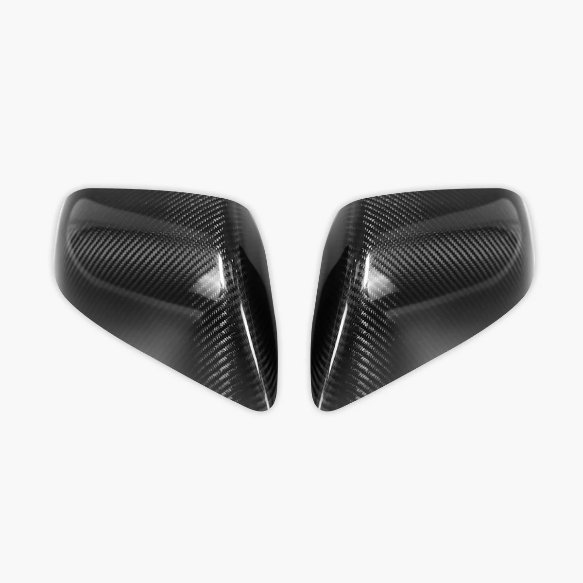 Real Carbon Fiber Side View Mirror Covers for Tesla Model S/X - Image 3