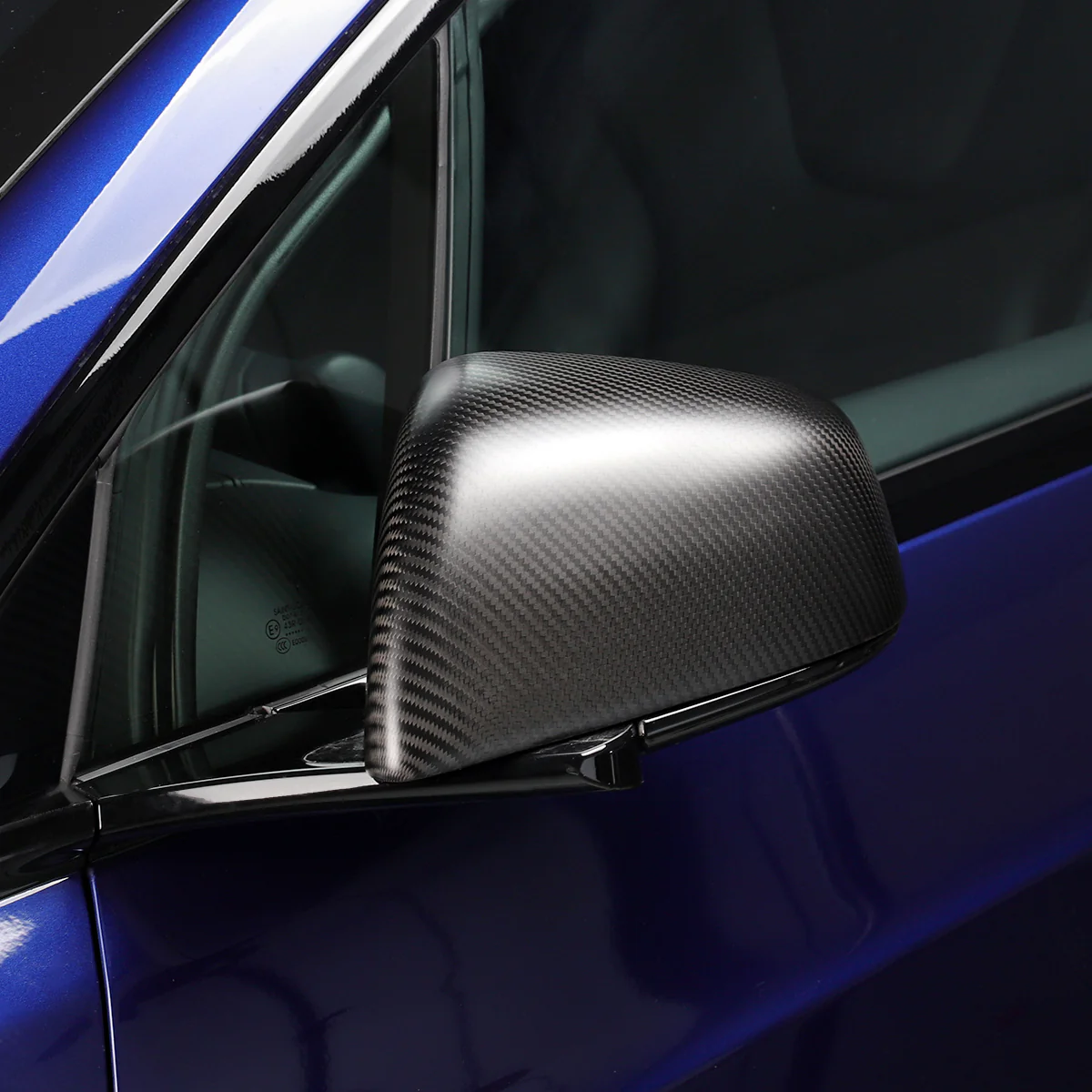Real Carbon Fiber Side View Mirror Covers for Tesla Model S/X - Image 8