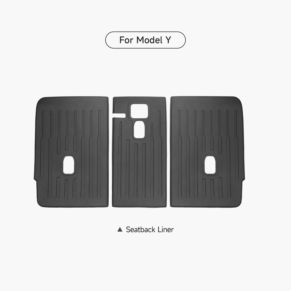 All-Weather Rear Cargo Liners Set with Seats Back Protector Mats for Model Y - Image 10