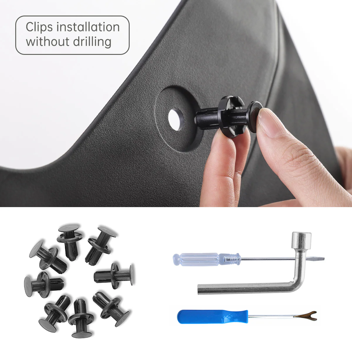 Mud Flaps Splash Guards for Model Y 2020-2026 - Image 8