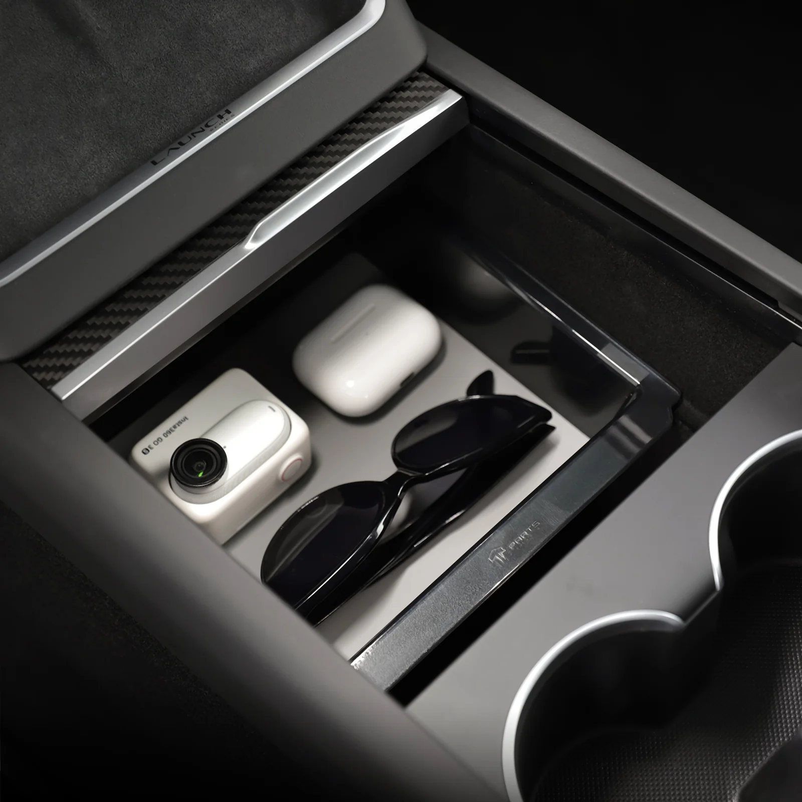 Armrest Clear Storage Box/Center Console Clear Storage Drawer for Model 3 Premium 2024-2026/Model Y Premium 2025-2026 - Image 9