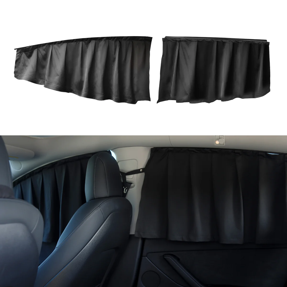 Side Window Sunshade Curtain for Tesla Model 3/Y - Image 7