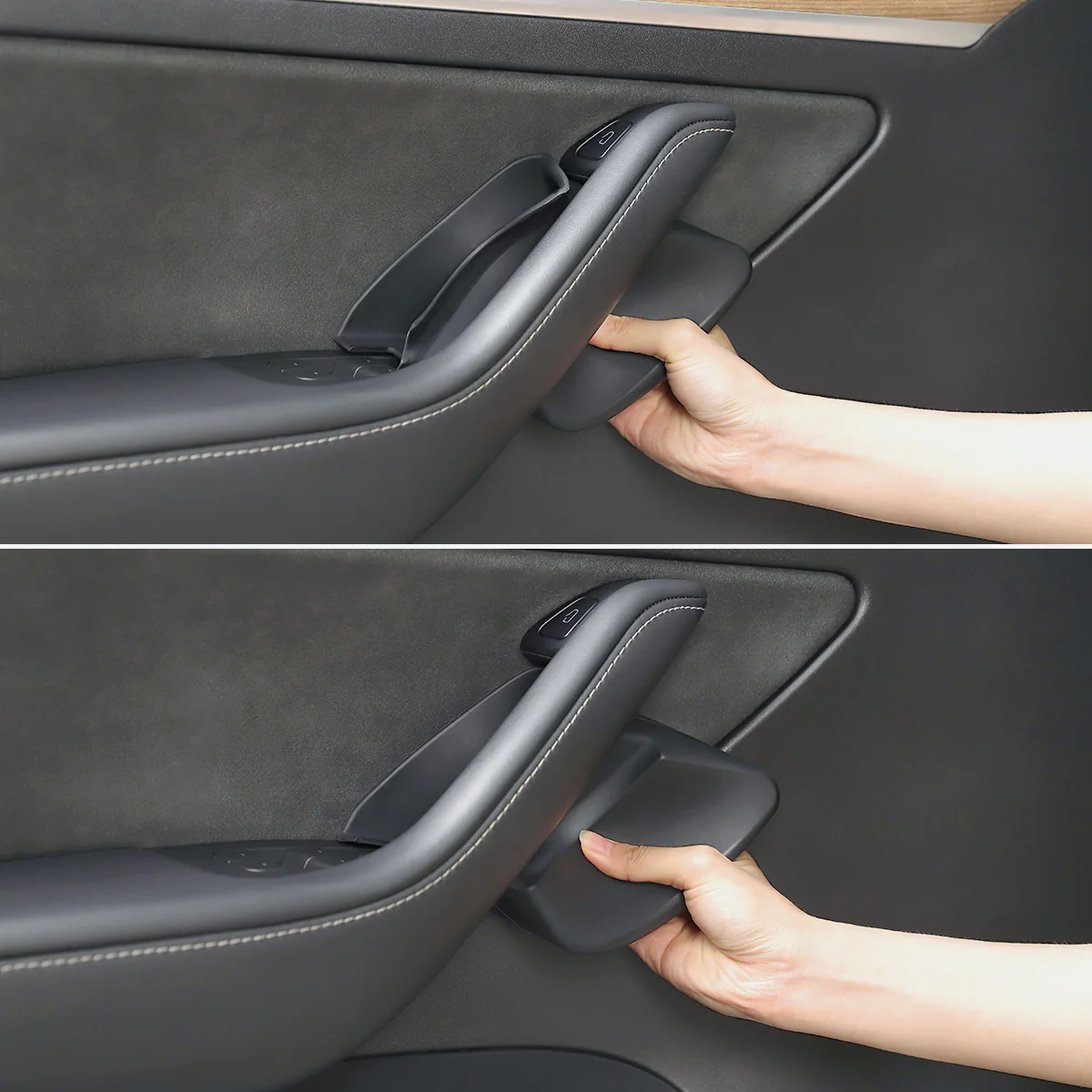 TPARTS Silicone Door Handle Storage Box for Tesla Model 3 & Y - Image 4