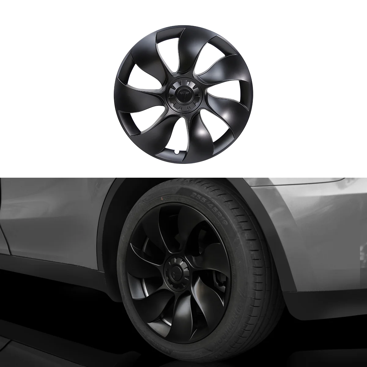 19"/20" ÜBERTURBINE Style Wheel Cover for Model Y - Image 3