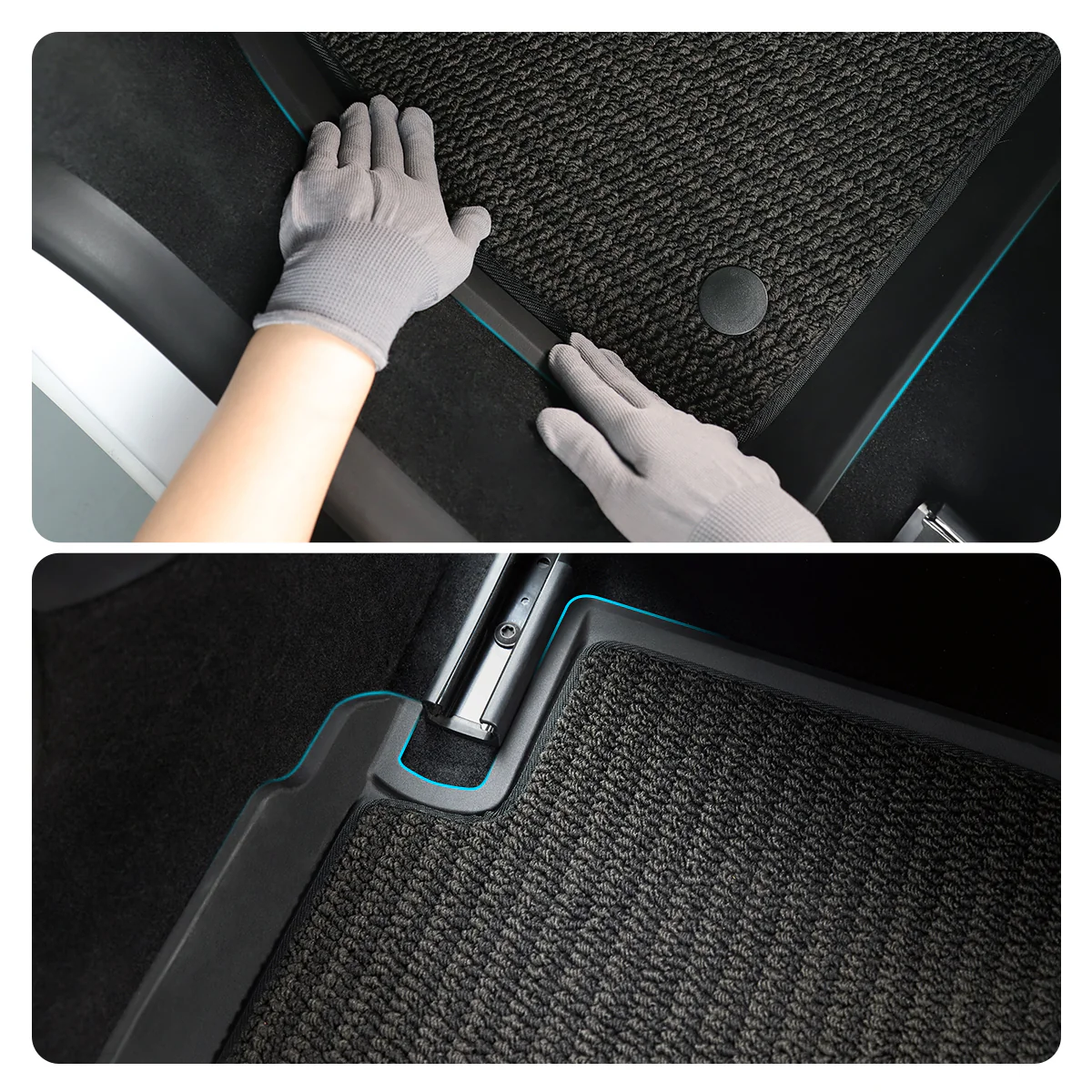Dual-Layer Eco-Friendly All-Weather Interior Liners for Model 3 Premium 2024-2026 - Image 5