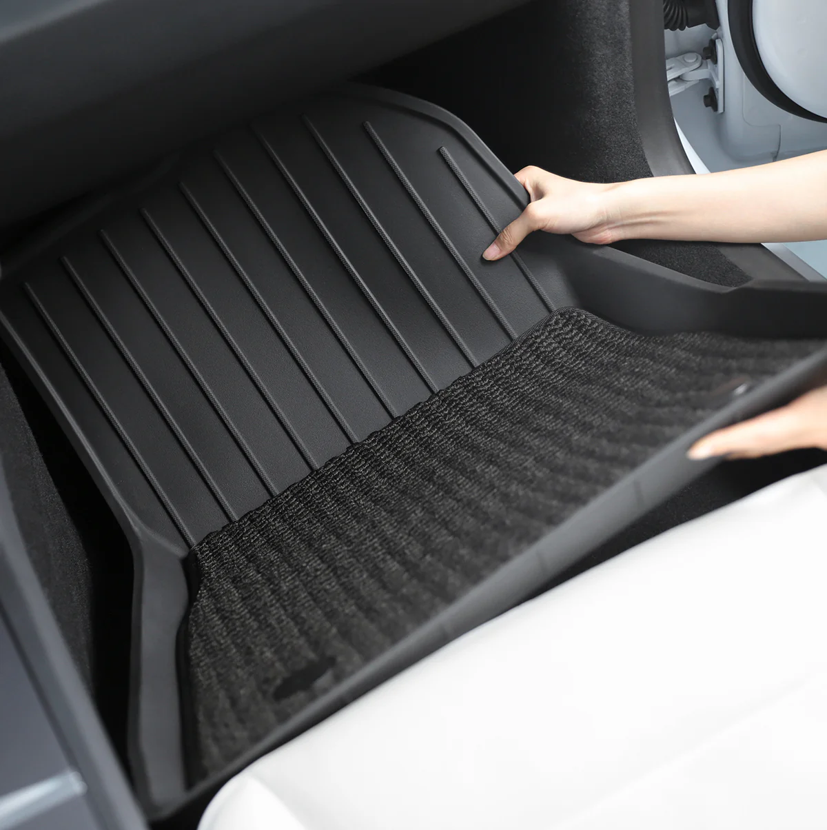 Dual-Layer Eco-Friendly All-Weather Interior Liners for Model 3 Premium 2024-2026 - Image 6