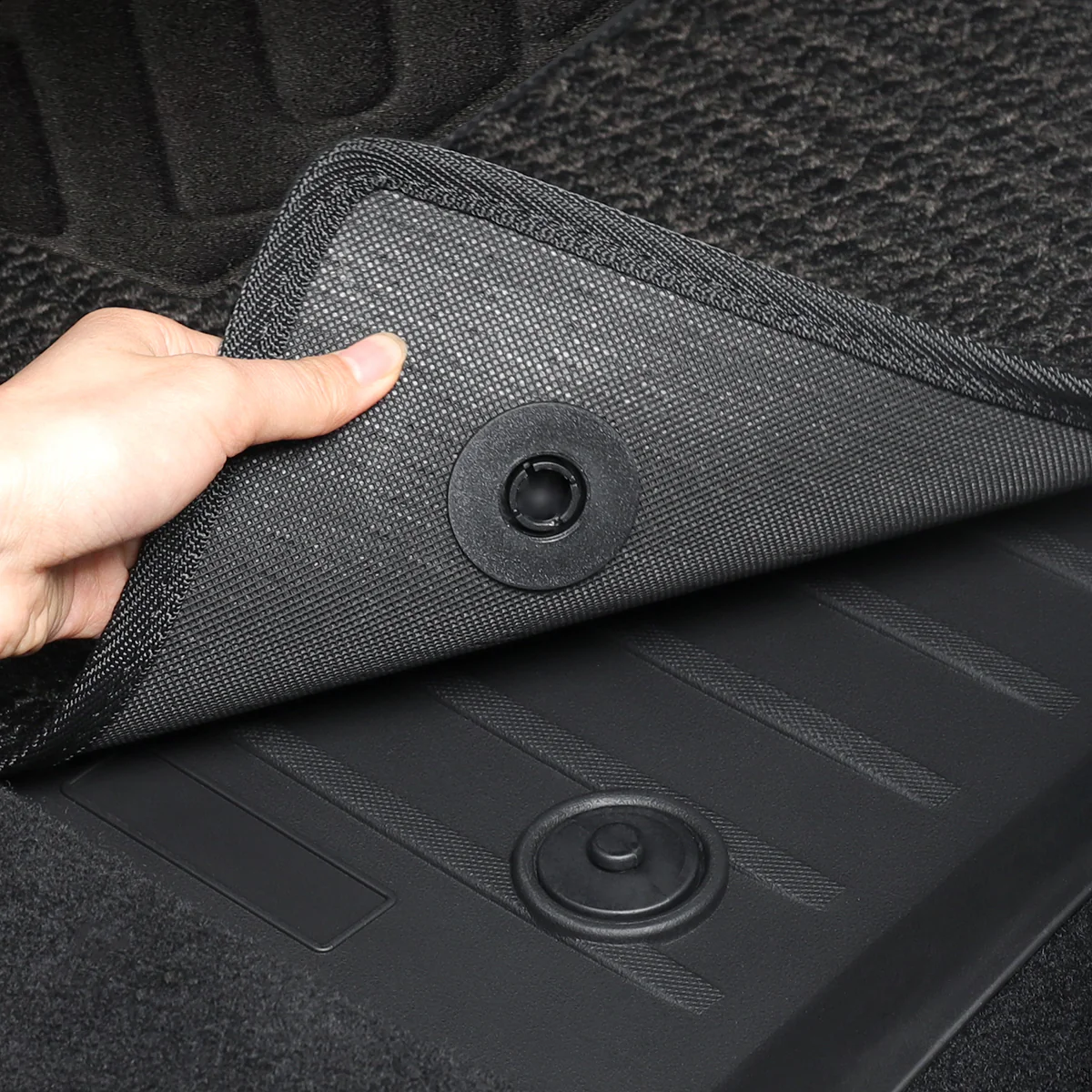 Dual-Layer Eco-Friendly All-Weather Interior Liners for Model 3 Premium 2024-2026 - Image 7
