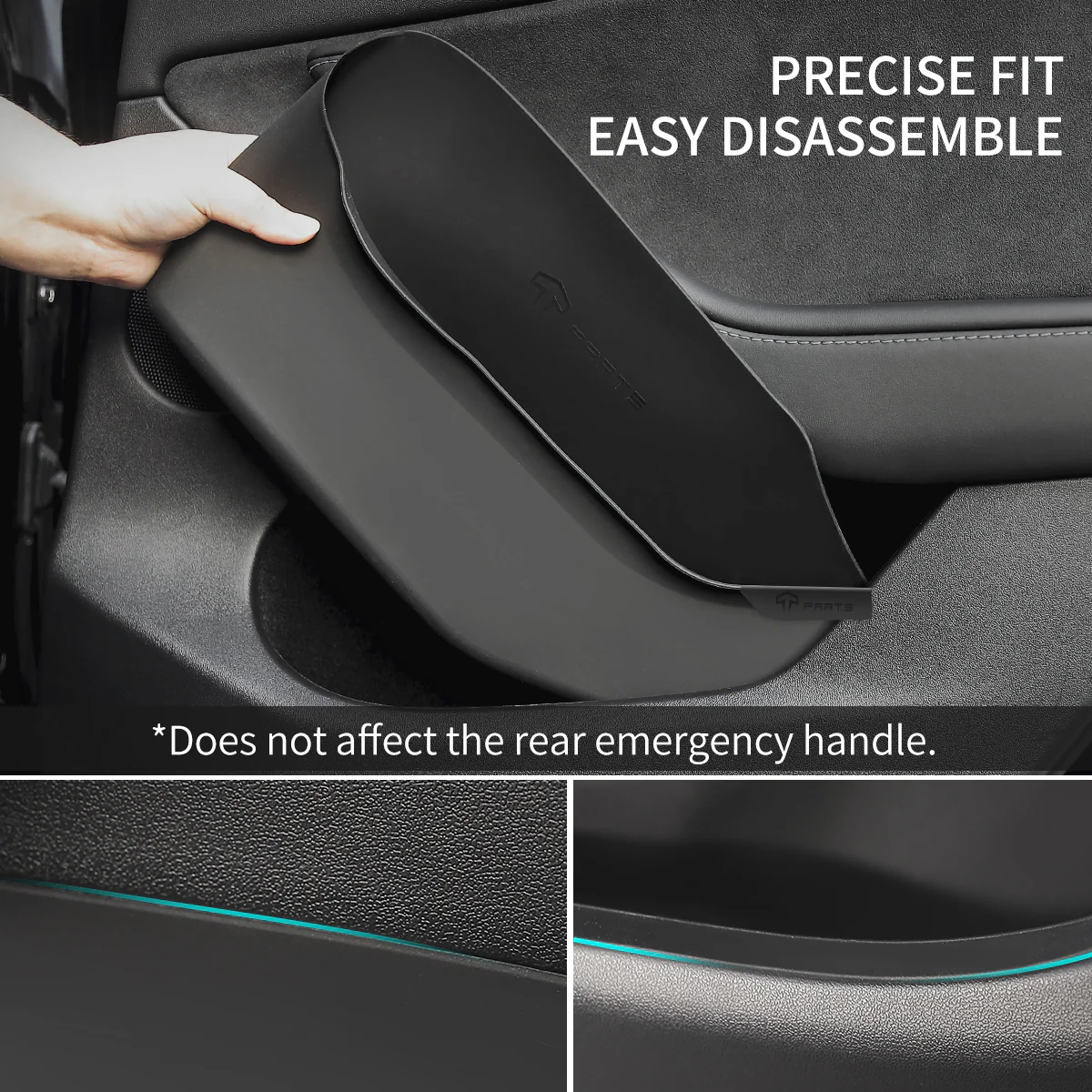 Silicone Door Side Storage Compartment Set for Model Y (2022-2024） - Image 7