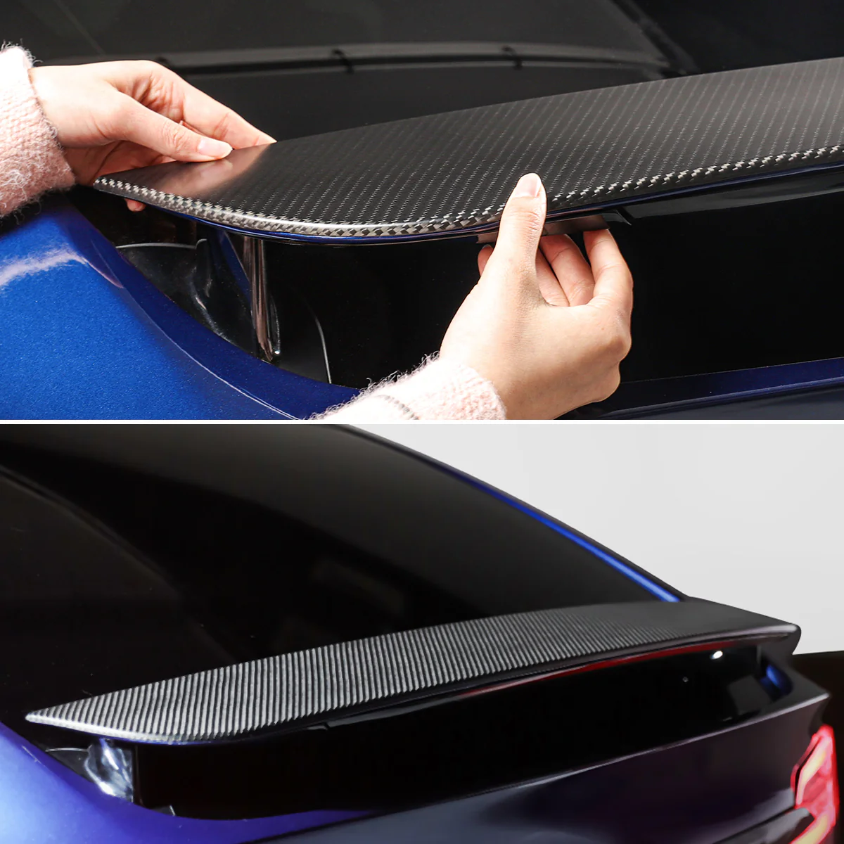 TPARTS Real Carbon Fiber Performance Spoiler for Tesla Model X(2018-2024) - Image 7
