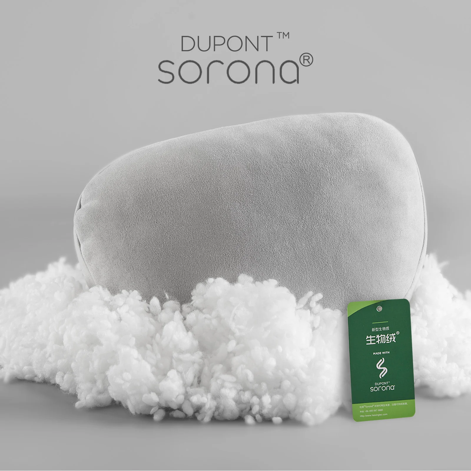 TPARTS Soft Faux Suede Headrest Neck Pillow For Tesla (Filled With Dupont™ Sorona® Sustainable Bio Fiber) - Image 7