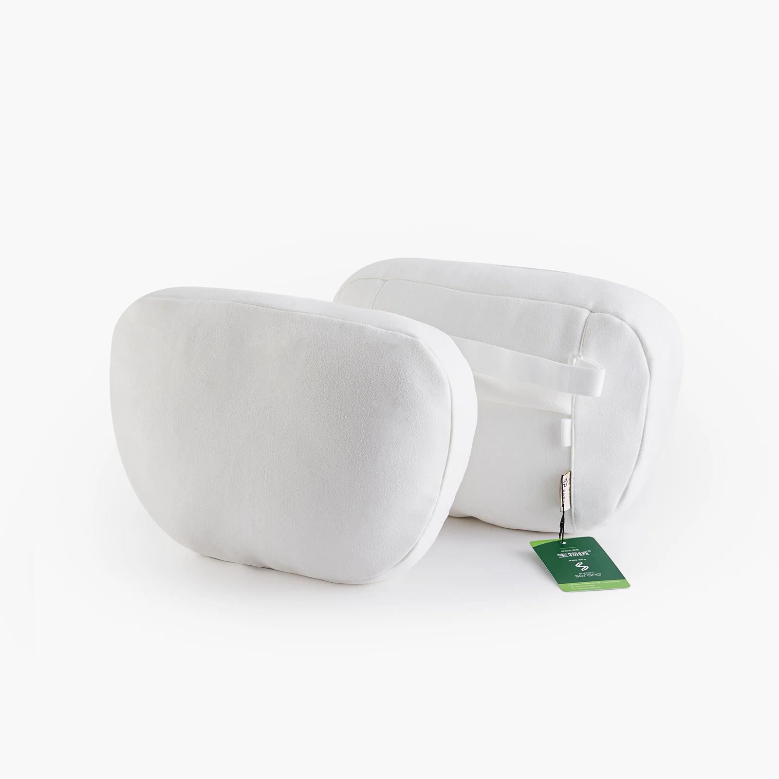 TPARTS Soft Faux Suede Headrest Neck Pillow For Tesla (Filled With Dupont™ Sorona® Sustainable Bio Fiber) - Image 9