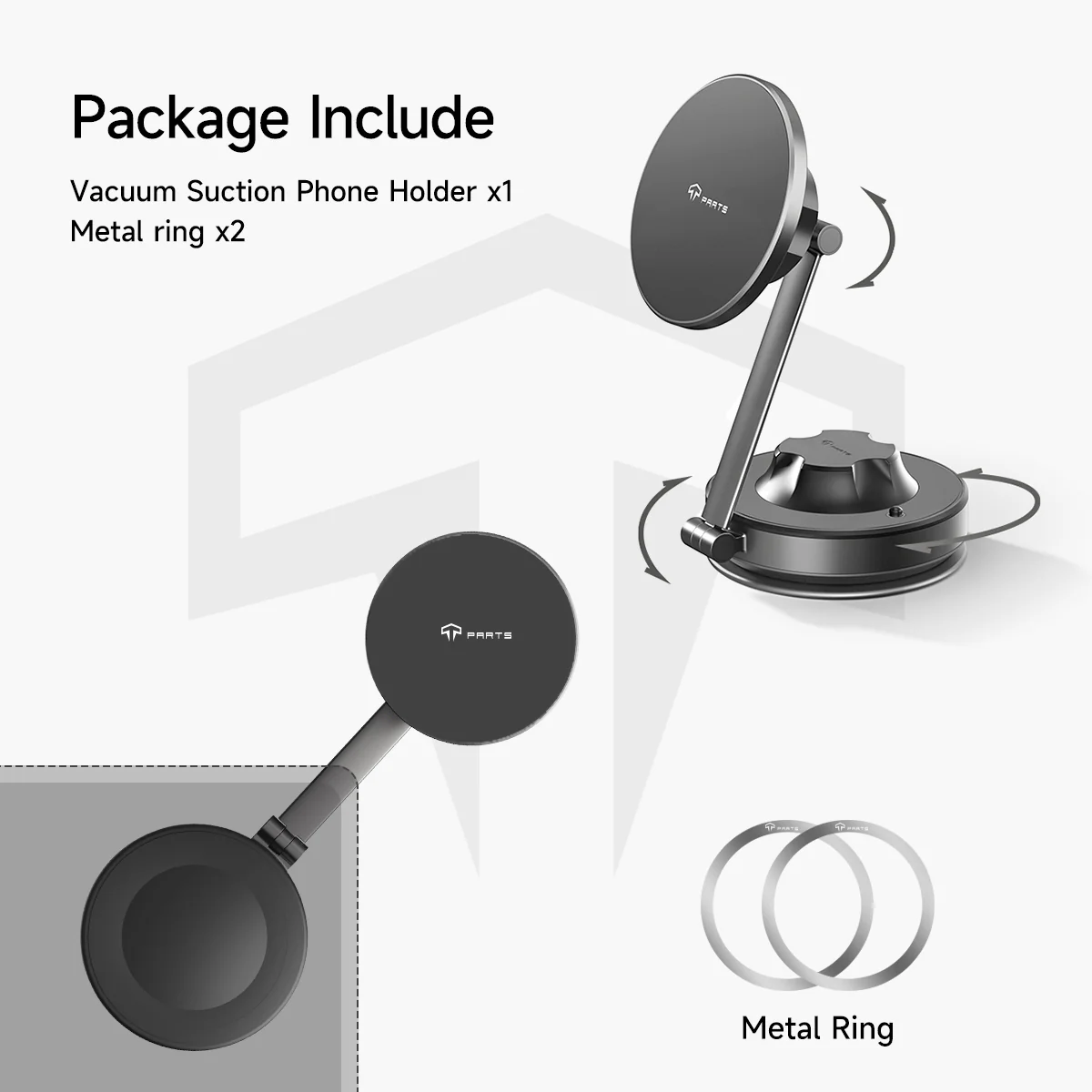 Vacuum Suction Phone Holder for Tesla - Image 13